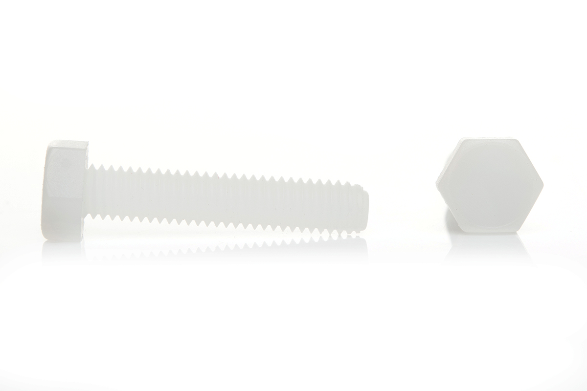 Болт с полной резьбой ГОСТ 7805-70, полиамид 10x45