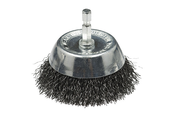 Щетка дисковая, гофрированная для дрелей № 162 ПрофОснастка Мастер 6гр хв 6.35 мм D75 мм RPM 4500 S 0,3