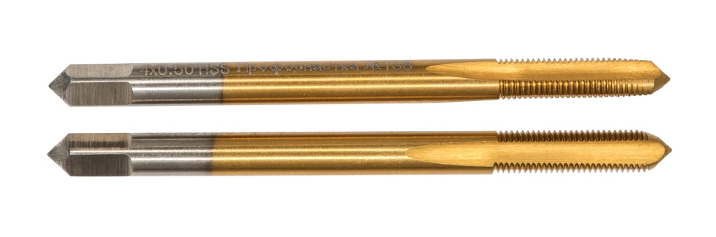 Комплект из двух метчиков двухпроходных HSS 4341 упак. пласт. бокс