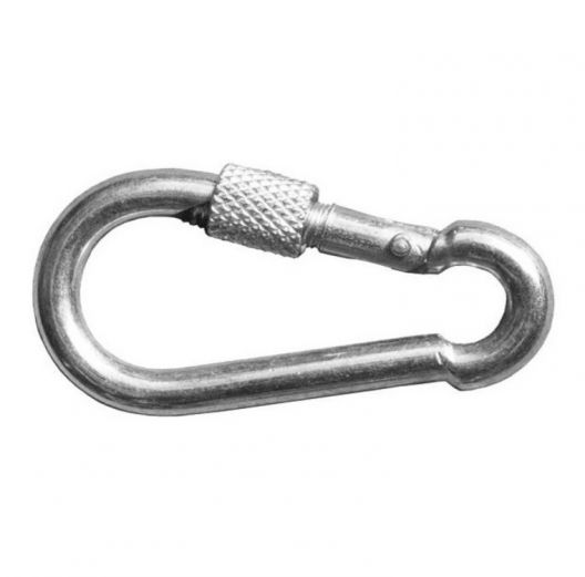 Карабин пожарный с фиксатором (DIN 5299D)  d8