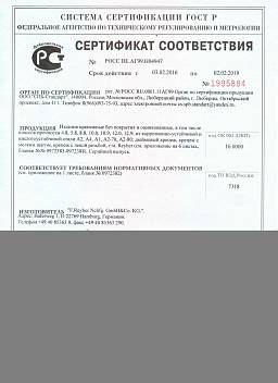 Сертификат на Гайка колпачковая DIN 1587 1